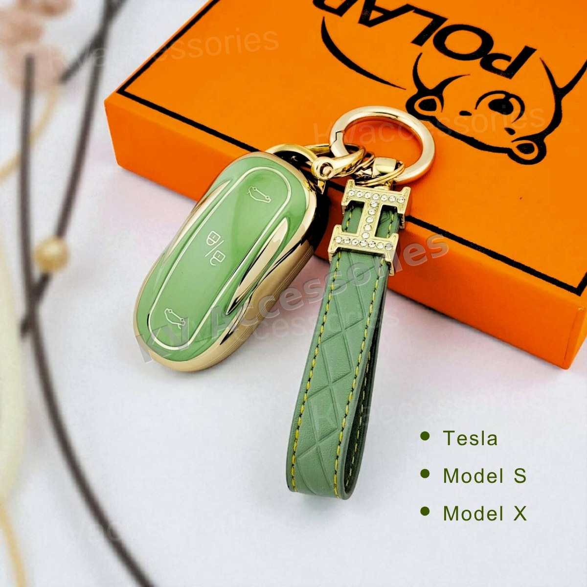 TPU เคสกุญแจรถยนต์ สำหรับรุ่น Tesla-1 Model S Model X