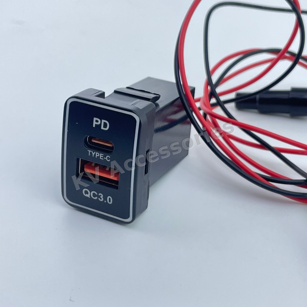 USB+PD ชาร์จ TOYOTA #2 Vios&Yaris(06-19) Altis(08-18) Prius,Camry(06-17) Alphard(08-24) Revo&Fortuner(15-24) CHR