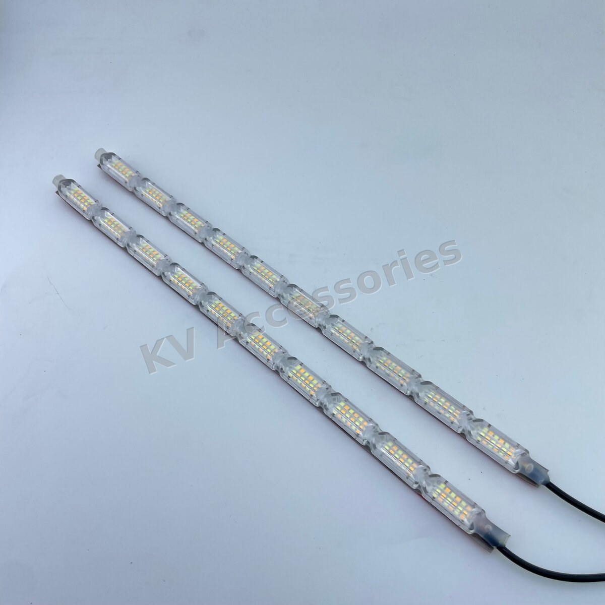 เดย์ไลท์บาร์ แบบข้อ กันน้ำ แสงขาว + ไฟเลี้ยวส้ม 10 ข้อ 31cm