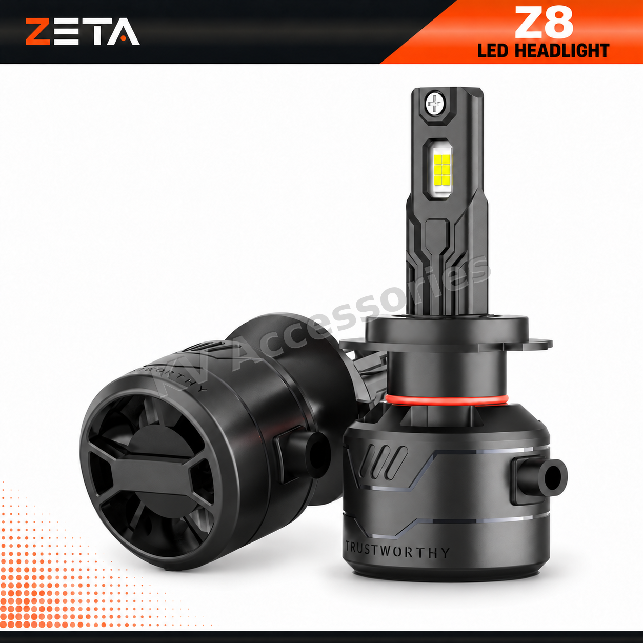 ไฟหน้า LED ZETA รุ่น Z8