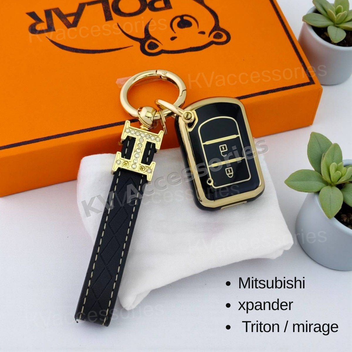 TPU เคสกุญแจรถยนต์ สำหรับรุ่น Mitsubishi xpander Triton / mirage
