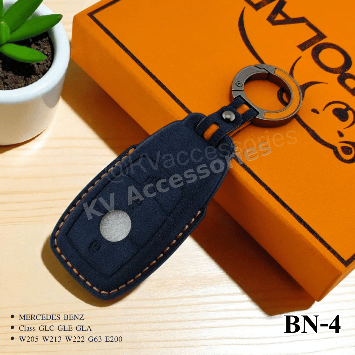 Alcantara ซองหนังกุญแจรถยนต์ สำหรับรุ่น MERCEDES BENZ  Class GLC GLE GLA W205 W213 W222 G63 E200