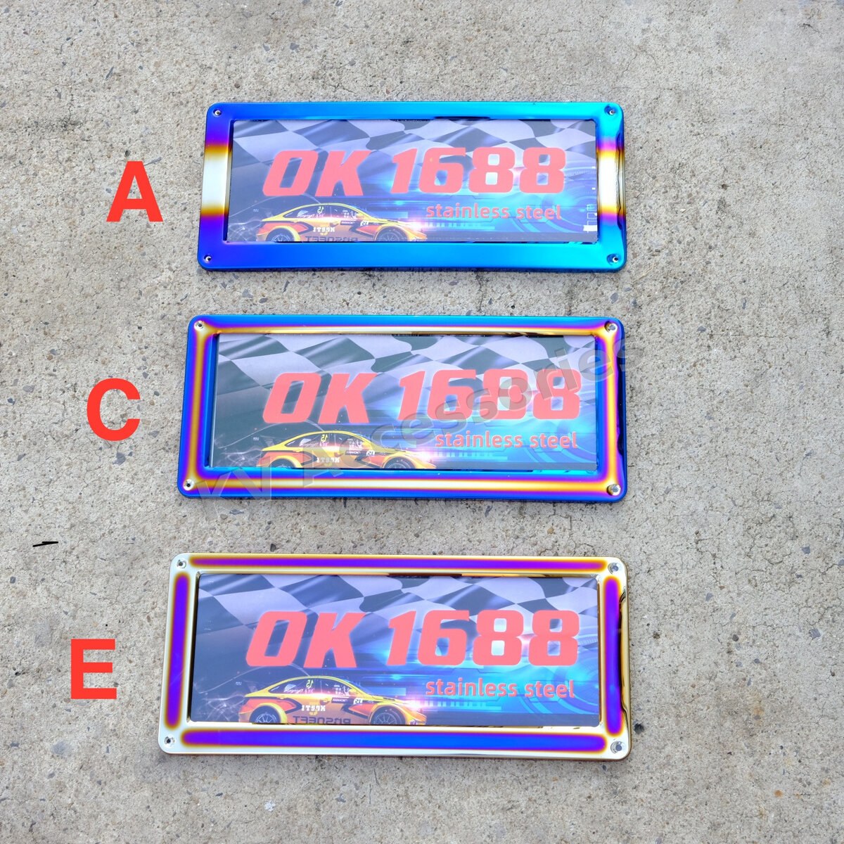 กรอบป้าย ไทเท OK1688