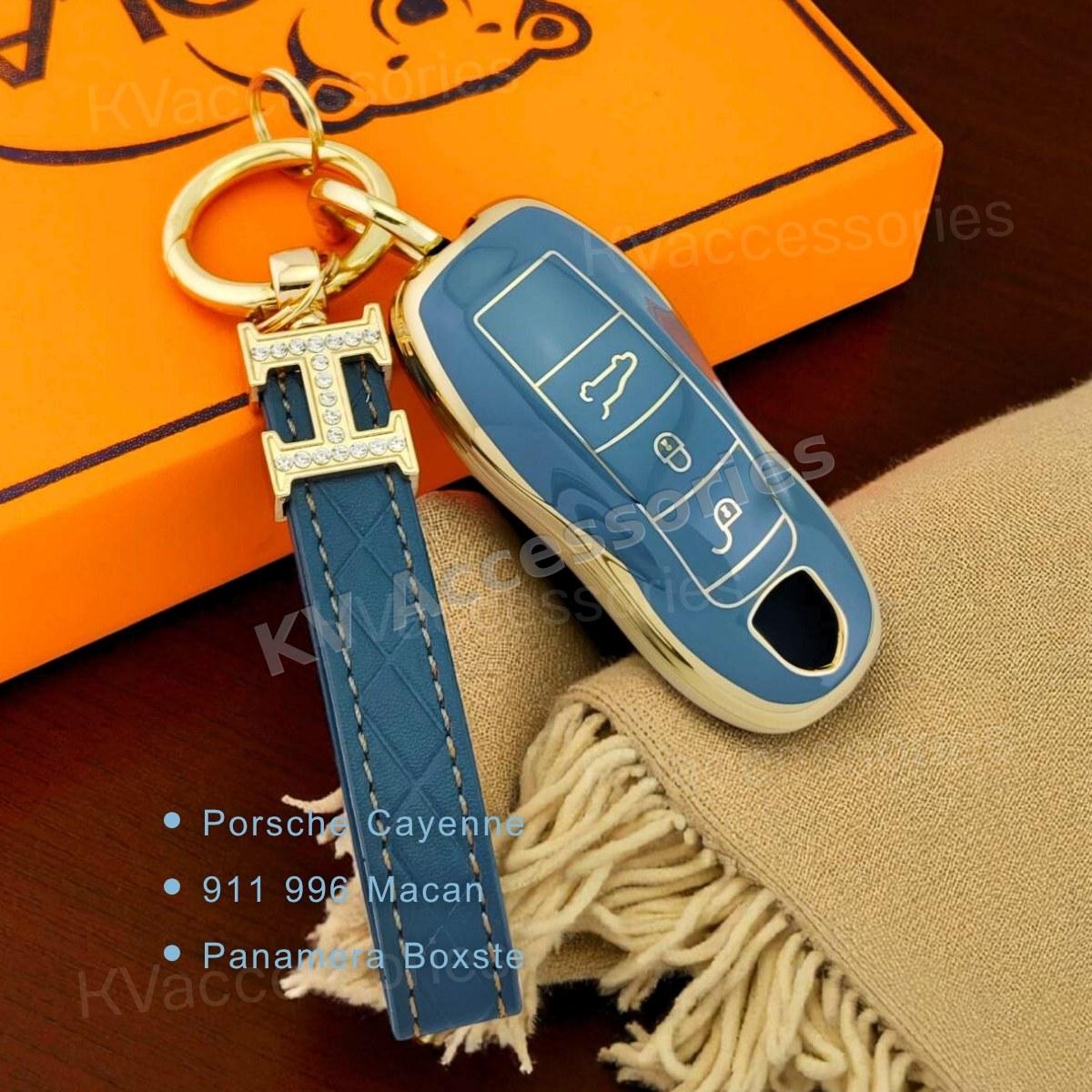 TPU เคสกุญแจรถยนต์ สำหรับรุ่น  Porsche Cayenne  911 996 Macan  Panamera Boxster