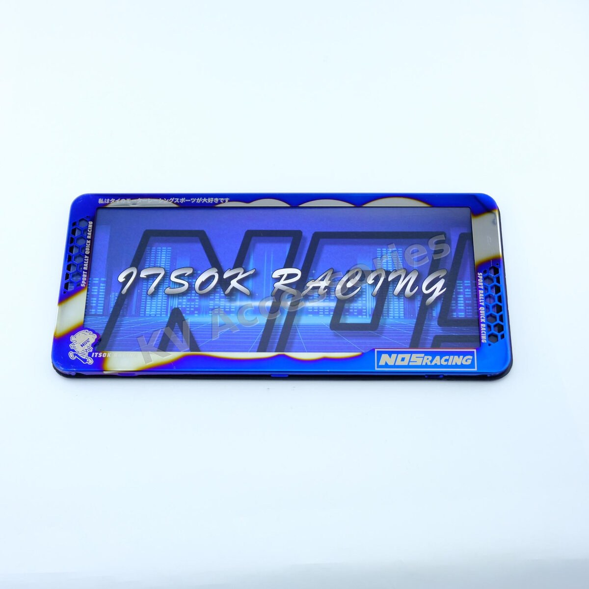 กรอบป้าย NOS Racing ไทเท