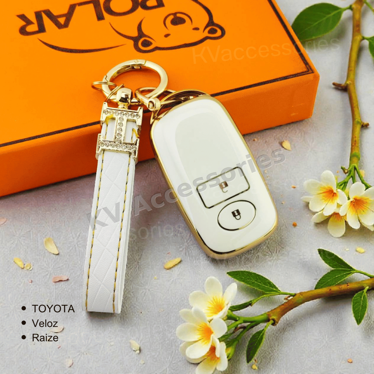 TPU เคสกุญแจรถยนต์ สำหรับรุ่น TOYOTA Veloz  Raize