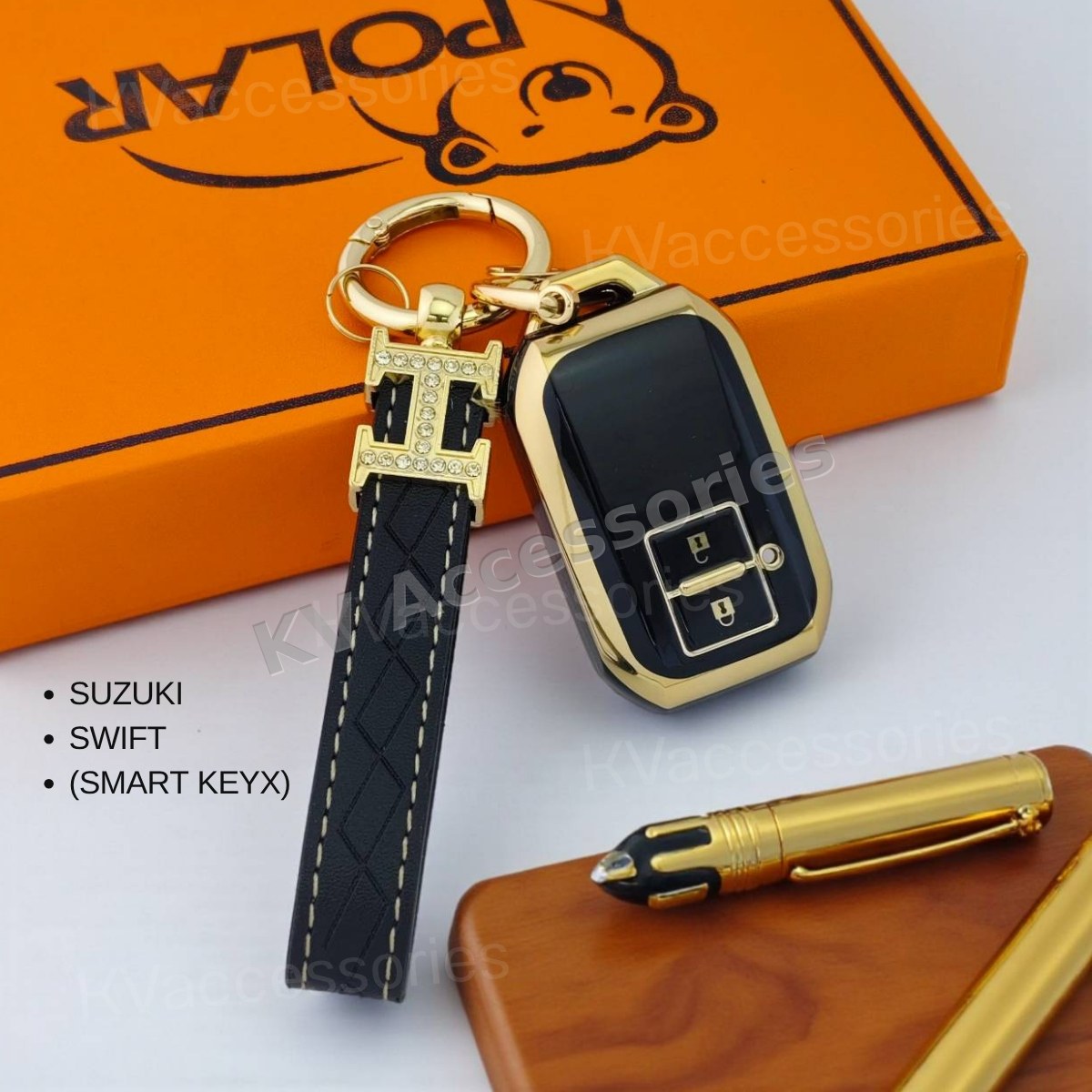 TPU เคสกุญแจรถยนต์ สำหรับรุ่น SUZUKI  SWIFT (SMART KEYX)