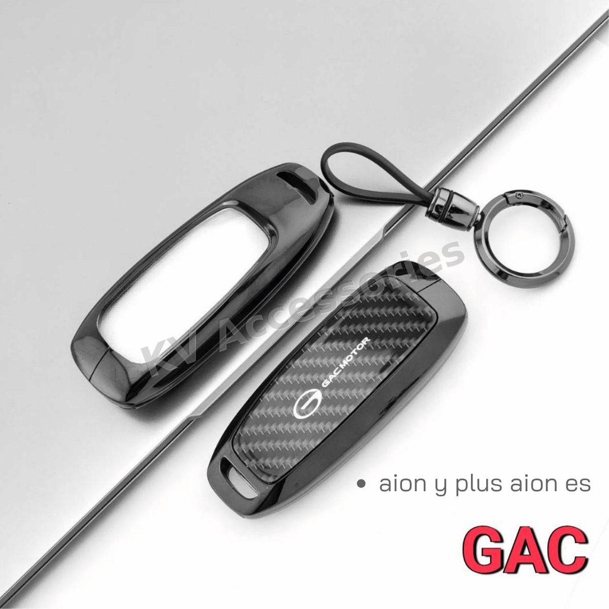 เคสกุญแจโลหะลายเคฟล่า สำหรับรุ่น aion y plus aion es