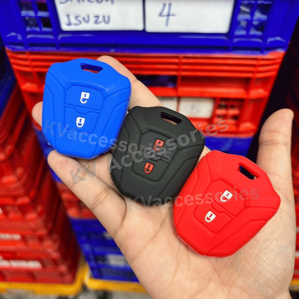 ซิลิโคนกุญแจรถยนต์ สำหรับรุ่น D-Max 2 ปุ่ม All New ISUZU D-Max 2020 2021