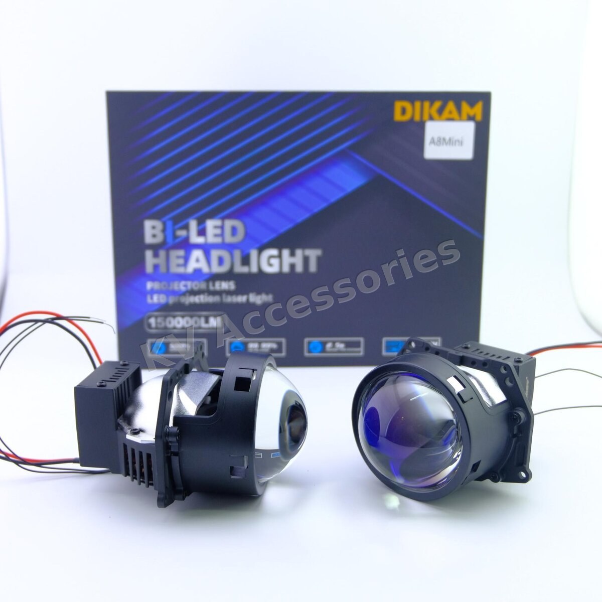 โปรเจคเตอร์ Bi-LED DIKAM A8 3.0 นิ้ว