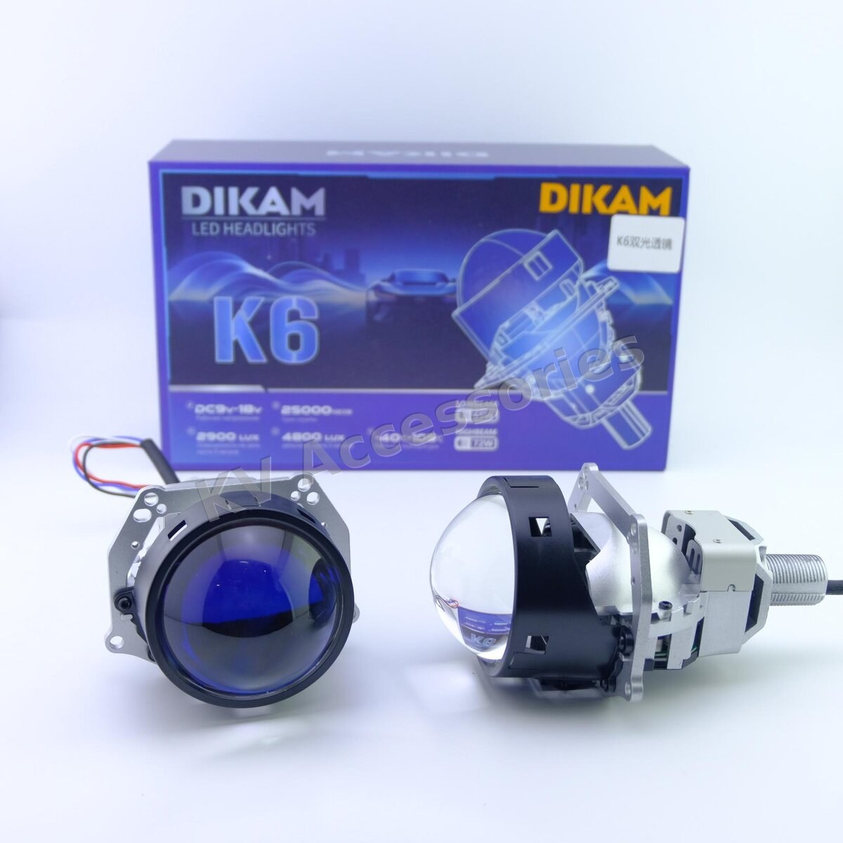 โปรเจคเตอร์ Bi-LED DIKAM K6 3.0 นิ้ว