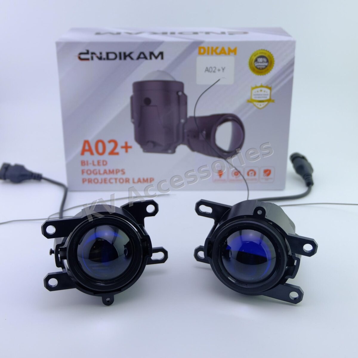 ไฟตัดหมอกโปรเจคเตอร์ DIKAM Toyota 2.0 นิ้ว 3 สี