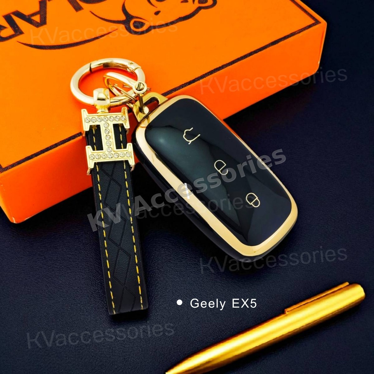 TPU เคสกุญแจรถยนต์ สำหรับรุ่น Geely EX5